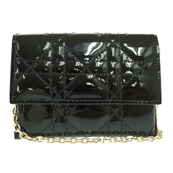 DIOR Black Leather Shoulder Bag - Picture 1 of 8